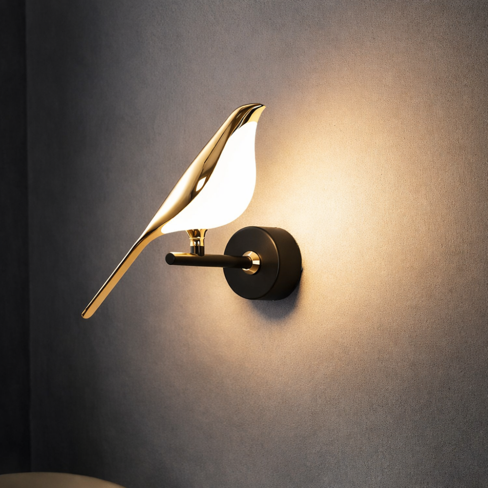 Gold Bird LED Wall Light