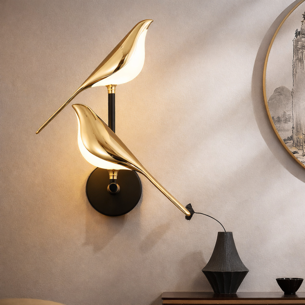 Gold Bird LED Wall Light