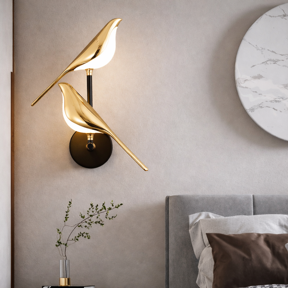 Gold Bird LED Wall Light