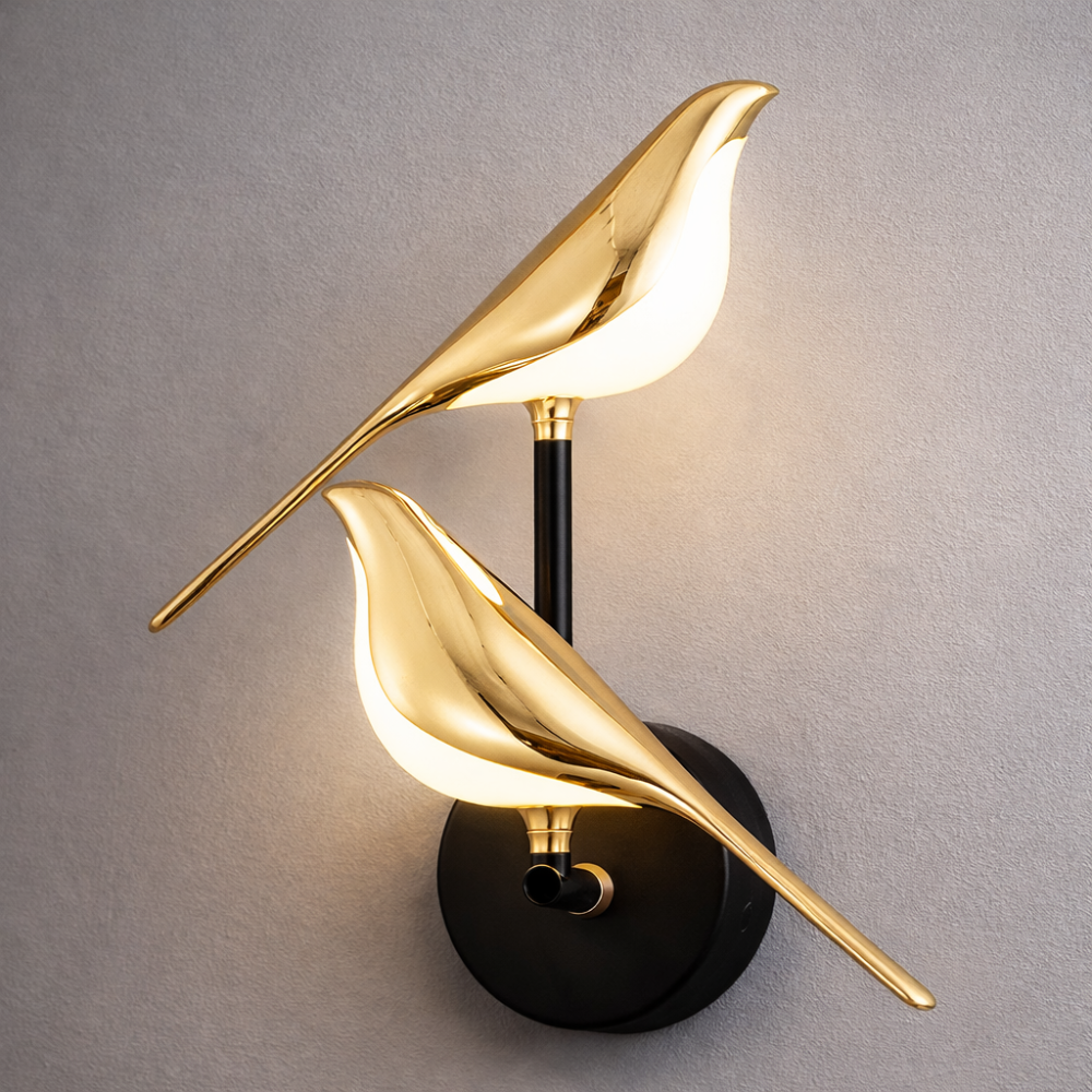Gold Bird LED Wall Light
