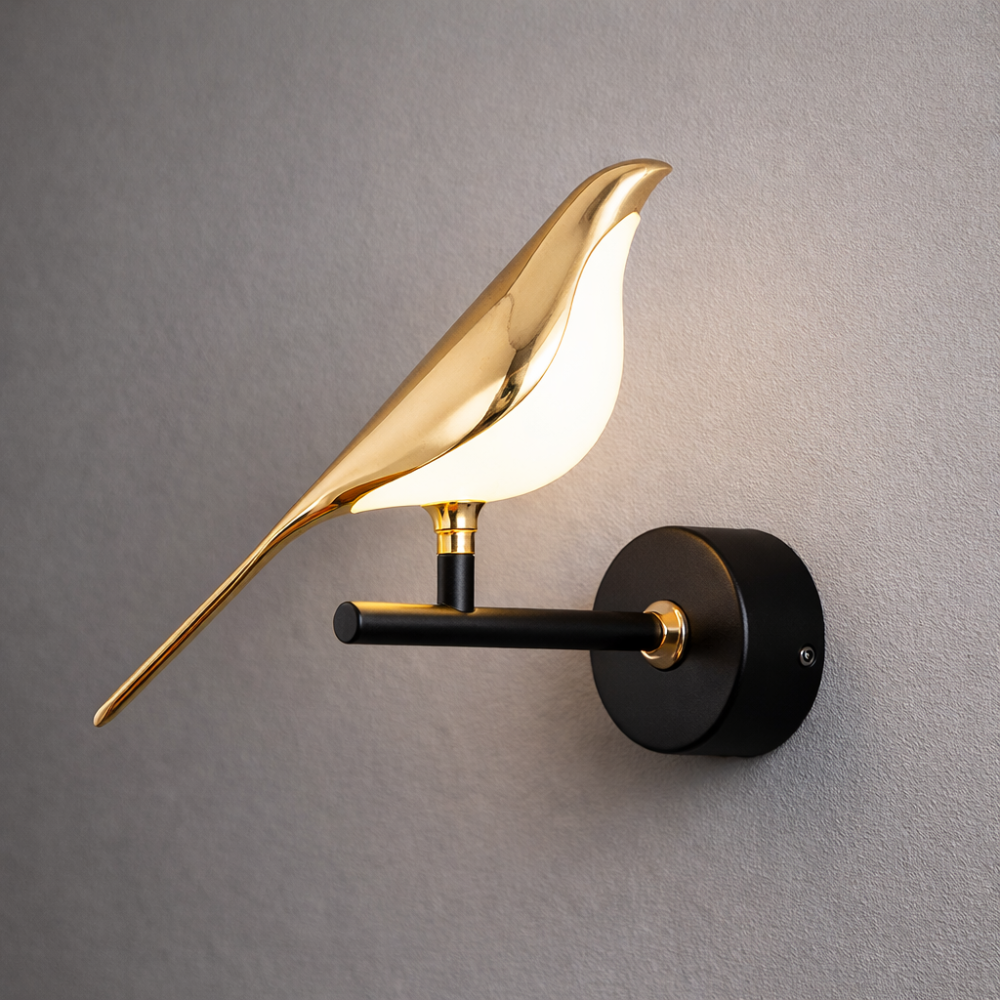 Gold Bird LED Wall Light